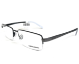 Alberto Romani Eyeglasses Frames AR 706 GM Gunmetal Gray Rectangular 56-... - $55.71