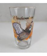 Vintage Budweiser Wildlife Series Quail Design 6&quot; Drinking Glass - $9.89