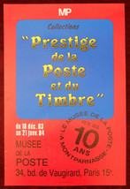 Original Poster France La Poste Museum Montparnasse Philately Exhibit Post - £28.51 GBP