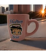Vintage collectible BETTY BOOP Mini Coffee Expresso Cup pink mug &quot;heaven... - $214.11 MXN