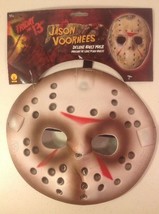 Lot of 4 ~Friday the 13th Jason Voorhees Deluxe Adult Costume Masks - £7.87 GBP