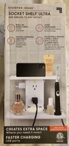 Socket Shelf 8 Port Surge Protector Wall Outlet 2 USB Charging Ports & Shelves - $29.95