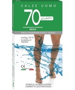 Calzini gambaletto riposante da uomo in cotone den 70 Cabifi calze compr... - $11.34