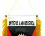 K&#39;s Novelties Antigua and Barbuda Mini Flag 4&quot;x6&quot; Window Banner w/Suctio... - £2.31 GBP