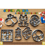 Super Mario Cookie Cutters | Yoshi | Princess Peach | Luigi | Toad - £3.93 GBP+