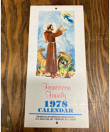 Franciscan family 1978 small calendar - $19.75