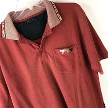 Polo Shirt Planet New Zealand Mens Xxl Kiwi Design Short Sleeve - $19.79