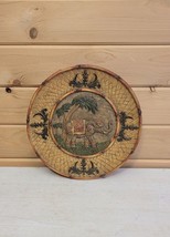 Decorative Elephant Plate India Themed With Hook Wall Decor 9&quot; - $19.00