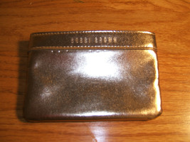 Bobbi Brown Gold Zip Top Card or Change Purse Pouch - $14.85
