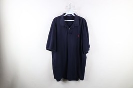 Vintage 90s Ralph Lauren Mens 2XL XXL Faded Short Sleeve Collared Polo S... - £31.34 GBP