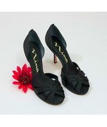 Nina D&#39;Orsay Black Dress Heels US 10M - $272.54 MXN