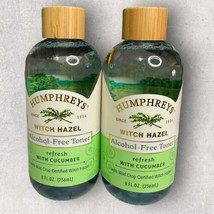 2 x Humphrey&#39;s Witch Hazel Alcohol Free Toner Cucumber 8 fl oz EA - £22.17 GBP