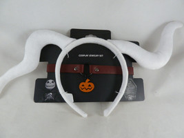 Nightmare Before Christmas Zero The Ghost Dog head band ears + Necklace NEW - £7.57 GBP
