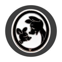 Winnie the Pooh Disney Pin: Kanga and Roo Silhouette Portrait - $8.90