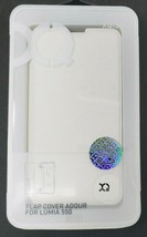 Xqisit Flap Cover Adour For Nokia Lumia 550 White Fold Folio Case Original - £5.45 GBP