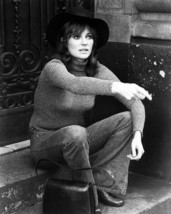 Jacqueline Bisset 8x10 Photo 1960&#39;s seated on steps - $7.99