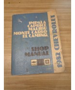 1982 Chevrolet Impala El Camino Malibu Monte Carlo Caprice Service Repai... - €16,93 EUR