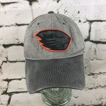 Oregon Beavers Mens OSFA Hat Gray Strapback Baseball Cap By Zephyr - $14.84