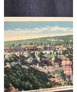 Bright Angel Lodge Cabins Rim Grand Canyon Arizona Linen Postcard Fred H... - $4.95