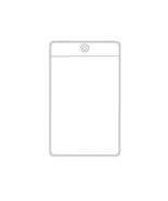 Kinter 6 inch H X 4 inch W Clear Pouch with Hanging Hole 50 - Case of: 1; - $902.98 MXN