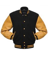 Crest Golden Leather Varsity Jacket - €47,25 EUR Crest Golden Leather Varsity Jacket - €47,25 EUR