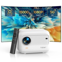 [Electric Focus]Mini Projector With 5G Wifi And Bluetooth 5.2, 15000 Lumen 1080P - £188.72 GBP