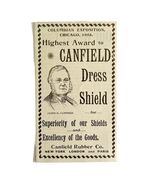 Canfield Rubber Co Worlds Fair 1894 Advertisement Victorian Fashion ADBN... - €8,52 EUR