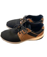 George Mens Size 13 lace Tie Up Sneaker Shoes Brown Mesh Memory Foam - $18.81