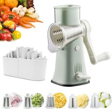 VEKAYA Rotary Cheese Grater and Shredder 5 in 1 Manual ~New~ - £27.97 GBP