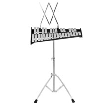 30 Notes Percussion with Practice Pad Mallets Sticks Stand - Color: Black - $206.51 CAD
