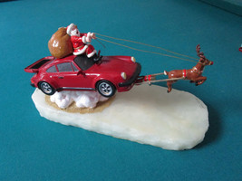 Ron Lee Sculpture Figurine Red Flying Car Porsche 6 X 13&quot; - £1,107.90 GBP