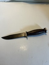 Vintage Schrade Walden H-15 knife Hunter Fixed Blade N.Y. U.S.A  - $34.65