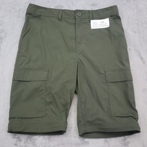 REI Shorts Youth Kid XL 18 Green Lightweight Outdoor Coop Cargo Adjustable Waist - $22.75