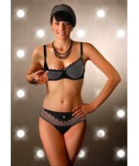 Sexy Nursing Bra, Eco Dots White Cotton or Deni Black/White w/Lace - £29.44 GBP