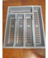 Action Industries Blue Lattice Utensil Silverware Flatware Drawer Organi... - $15.85