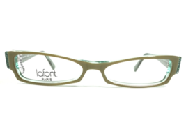 Jean Lafont Eyeglasses Frames NADJA 655 Olive Green Clear Cat Eye 51-14-142 - £99.08 GBP