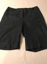 Ann Taylor Loft Women&#39;s Shorts Blue Stretch Casual Size 2 - $18.81