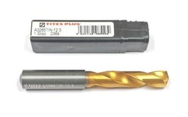 12.3mm (.4843&quot;) Carbide Drill 140 Degree Titex A3285TIN-12.3 115473 - £105.32 GBP