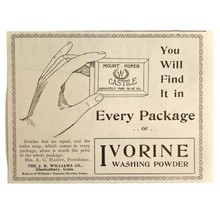 Ivorine Washing Powder 1894 Advertisement Victorian Soap Williams Co ADB... - £11.74 GBP