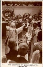 Queen Elizabeth The Crowning May 1937 Souvenir Postcard Z11 - £3.96 GBP