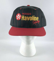 Texaco Havoline Racing Snapback Baseball Hat Vintage - £23.32 GBP