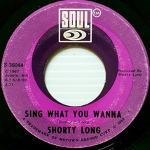 Shorty Long - Here Comes The Judge / Sing What You Wanna [7&quot; 45 rpm Single] - £2.66 GBP