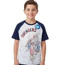 Marvel Avengers Big Boy Reversible Flip Sequins Raglan Graphic T-Shirt (... - $9.89