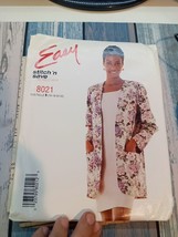 Vtg 1995 McCALL&#39;S Easy pattern 8021 Misses jacket and Dress sz 16-22 UNCUT - $8.10