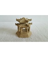 Chinese Temple, Gazebo for Miniature Garden, Fairy Garden Made of Clay - £4.71 GBP