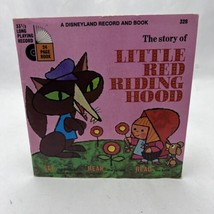 Disney The Story Of Little Red Riding Hood Record &amp; Book 1978  vg - $22.08