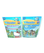 Vtech V Reader Hello Kitty&#39;s Surprise (3-5 Yrs) &amp; Disney Tinker Bell (5-... - £11.87 GBP