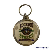 Bourbon Street New Orleans Keychain French Quarter Mask Charm Souvenir Vintage - £6.17 GBP