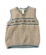 Janie and Jack Gray Cable Knit Sweater Vest 18-24 Months - €16,37 EUR