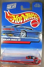 2000 Hot Wheels Mainline/Collector #176 SOLAR EAGLE III Red-Silver w/Disk Wheels - £5.98 GBP